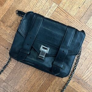 Black Proenza Schouler Wallet On Chain